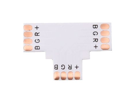 Złączka do taśmy led rgb 10mm PCB T