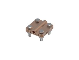 Złącze uniwersalne 3-elem. 60x60 bednarka-drut8 miedź 214.2.1 CU 21401203