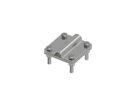 Złącze uniwersalne 3-elem. 80x80 bednarka-pręt16 stal nierdzewna 215.3.1 NI 21501305