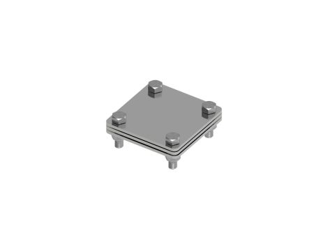 Złącze uniwersalne 3-elem. 80x80 bednarka-bednarka stal nierdzewna 215.1.1 NI 21501105