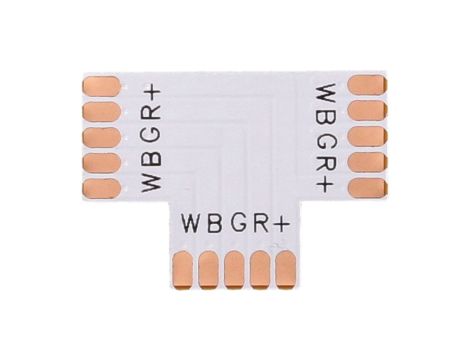 Złączka do taśmy led rgbw 12mm PCB T