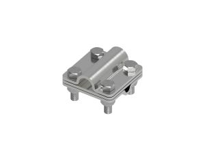 Złącze uniwersalne 3-elem. 60x60 drut8-pręt16 stal nierdzewna 214.6.1 NI 21401605