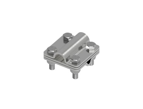 Złącze uniwersalne 3-elem. 60x60 drut8-pręt16 stal nierdzewna 214.6.1 NI 21401605