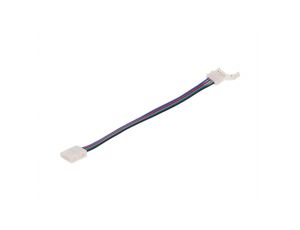 Złączka do taśmy led rgb 10mm taśma-przewód-taśma