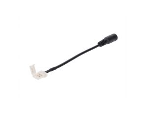 Złączka do taśmy led mono 10mm z gniazdem DC 5.5/2.1