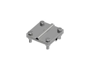 Złącze uniwersalne 3-elem. 80x80 drut8-drut8 stal nierdzewna 215.4.1 NI 21501405