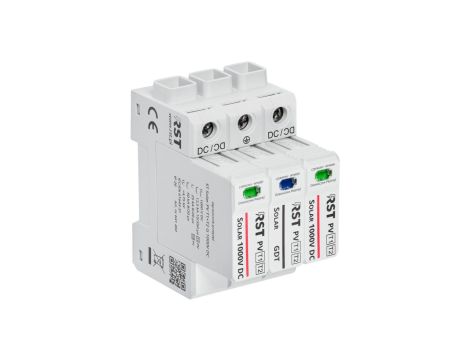 Ogranicznik przepięć T1+T2 DC, RST Solar PV T1+T2 G 1000V DC 641402