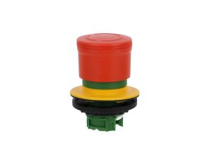Miniaturowy przycisk bezpieczeństwa 30mm do otworu 30mm odblokowanie przez przekręcenie M30-PVT30