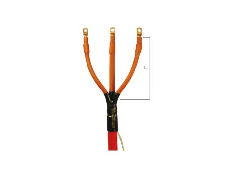Głowica wnętrzowa do kabli 3-żyłowych nieekranowanych, 3,6/6(7,2) kV, SEEV 150-240 / 1000, 427219