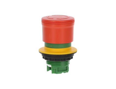 Miniaturowy przycisk bezpieczeństwa 30mm do otworu 22mm odblokowanie przez przekręcenie M22-PVT30