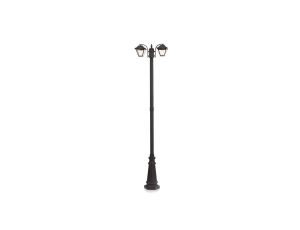 OPRAWA OGRODOWA, 2xE27, IP44, AC220-240V, 50-60Hz, SŁUPEK, CZARNA 8688