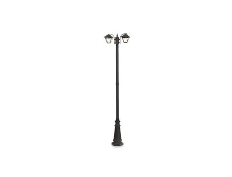 OPRAWA OGRODOWA, 2xE27, IP44, AC220-240V, 50-60Hz, SŁUPEK, CZARNA 8688