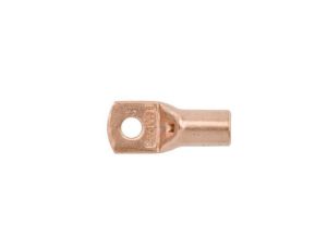 Końcówka oczkowa rurowa 70/M8 miedź niecynowana KN70F8