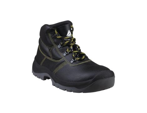 Trzewiki ze skórzanego kruponu barwionego czarne rozmiar 40 JUMPER3 S1P SRC JUMP3SPNO40