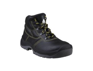 Trzewiki ze skórzanego kruponu barwionego czarne rozmiar 45 JUMPER3 S1P SRC JUMP3SPNO45