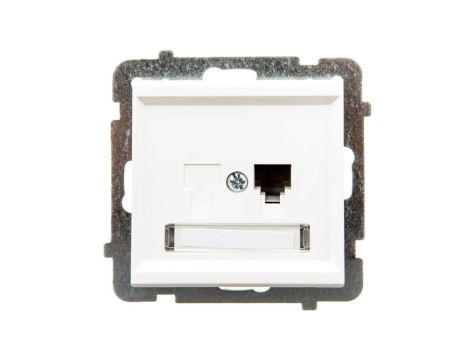 SONATA Gniazdo telefoniczne pojedyncze RJ11 ecru GPT-1R/m/27