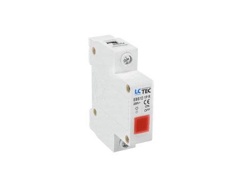 Lampka kontrolna modułowa 230V czerwona LC-Tec