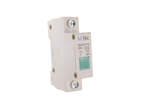 Lampka kontrolna modułowa 230V zielona LC-Tec