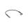 Kabel konfekcjonowany obustronnie M12 4-PINowy męskie proste żeńskie złącze kątowe czarny PUR RST 4-RKWT 4-225/1,5 M