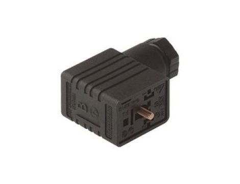 Gniazdo kablowe zaworowe przyłączeniowe typ B zgodnie z DIN EN 175 301-803-B, 2 + PE, PG 9 250 V AC/DC GMN 209 NJ schwarz