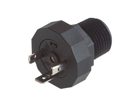 Złącze DIN gwintowane typ A 3-pin (2+1PE) czarny 400 V AC/DC 16 A GSP 212 1/2-14 NPTF-1