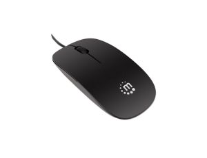Mysz Optyczna USB 1000dpi SuperSlim Czarna Manhattan