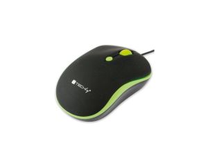 Myszka Optyczna 800/1200/1600 dpi USB Czarno-Zielona