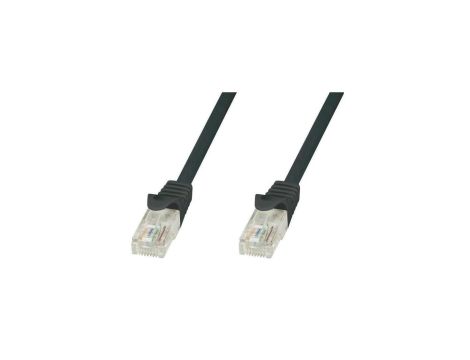 Patch cord Cat5e UTP 5m czarny CCA