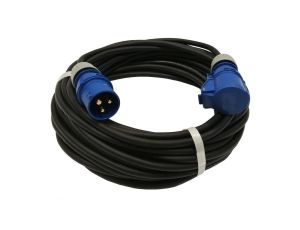 Przedłużacz kempingowy elCORD CEE 16A-3 230V IP44 20m H07RN-F 3G2,5 (gumowy OPD) z wt. i gn. CEE 16A-3P 30J26200