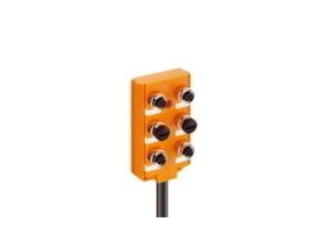 Koncentrator aktuator/sensor górne porty 6-portowy gniazda M12 4-pinowe ASB 6 5-4-330/5 M