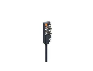Koncentrator aktuator/sensor z wskaźnikiem funkcyjnym i operacyjnym LED 4-portowy gniazda M8 3-pinowy ASBM 4/LED 3-343/10 M