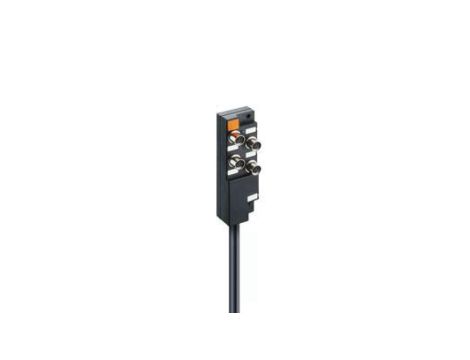 Koncentrator aktuator/sensor z wskaźnikiem funkcyjnym i operacyjnym LED 4-portowy gniazda M8 3-pinowy ASBM 4/LED 3-343/10 M