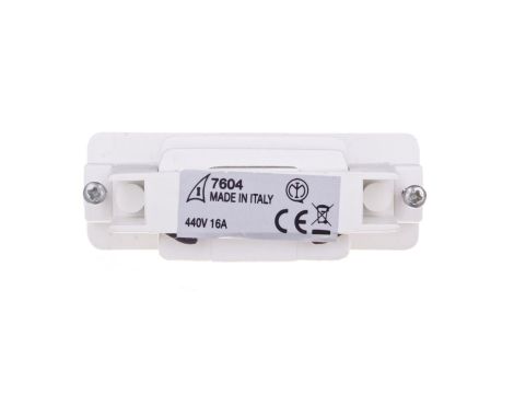 Łącznik liniowy do szynoprzewodu 3P+N owalny biały IV7604-10-W31