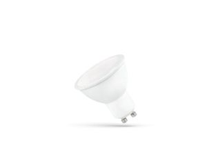 LED GU10 230V 6W SMD NW z MLECZNĄ SZYBKĄ biała SPECTRUM
