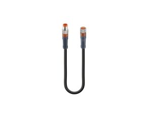 Kabel konfekcjonowany obustronnie złącza M8 męskie żeńskie 3-pinowe proste gwintowane RSMV 3-RKMV 3-224/1 M
