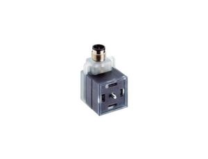 Adapter złącza DIN EN 175301-803 typ A ze złączem panelowym ze wskaźnikiem LED M12 VAD 3C-4-1-M12-5