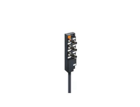 Koncentrator aktuator/sensor z wskaźnikiem funkcyjnym i operacyjnym LED 6-portów gniazdo M8 3-polowy ASBM 6/LED 3-344/5 M