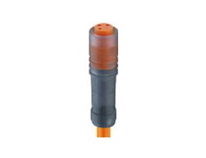 Kabel konfekcjonowany sensor/aktuator M8 jednostronnie zakończony 3-polowy żeńskie proste złącze RKM 3-06/2 M