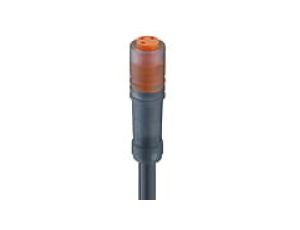 Kabel konfekcjonowany sensor/aktuator M8 jednostronnie zakończony 3-polowy żeńskie proste złącze RKM 3-224/2 M