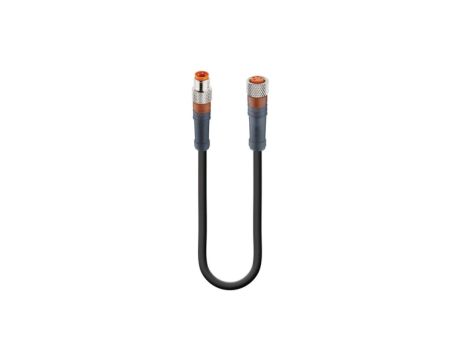 Kabel konfekcjonowany obustronnie zakończony złącza M8 męskie 3-pinowe żeńskie proste 3-pinowe gwintowane RSMV 3-RKMV 3-224/10 M