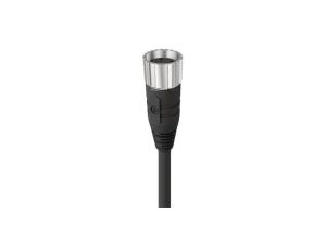 Kabel zasilający konfekcjonowany jednostronnie złącze żeńskie proste 12-pinowe 120 V AC/DC 8 A PUR czarny RKU 12-256/10 M