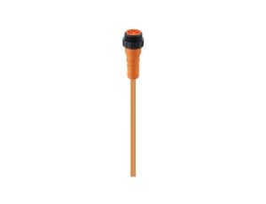 Kabel zasilający jednostronnie zakończony 7/8 męskie proste 3-pin(2+PE) pomarańczowa obudowa 230 V AC/DC 12 A PVC RS 30-01/2 M