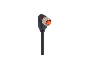 Kabel konfekcjonowany jednostronnie zakończony złącze M12 żeńskie kątowe 12-pinowe RKWT 12-346/15 M