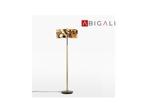 Lampa podłogowa 6629 Marble Stone 601B 38 x 153 cm, ABIGALI-MFLR-6629-601B