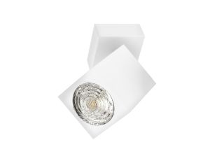 Lampa OSCAR-W/W biała z białym przegubem 1xgu10