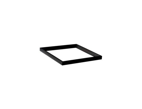 Rama montażowa do panelu LED 600x600x44 zatrzaskowa aluminium czarna EC79574