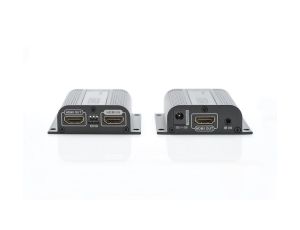 Przedłużacz/Extender HDMI do 50m po skrętce Cat.6/7 UTP 1080p 60Hz FHD HDCP 1.2 IR audio (zestaw) DS-55100-1
