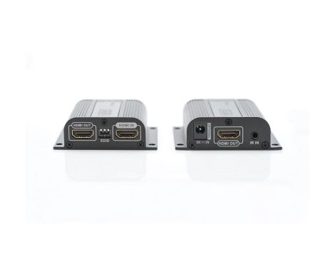 Przedłużacz/Extender HDMI do 50m po skrętce Cat.6/7 UTP 1080p 60Hz FHD HDCP 1.2 IR audio (zestaw) DS-55100-1