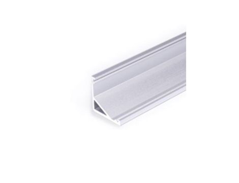 Profil led EKO narożny kątowy alu sur 1m aluminiowy surowy do taśm led (E) C9010000