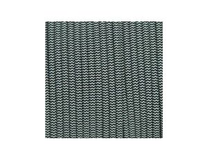 Kabel 2 żyłowy czarno-bialy 2x0,75mm2 1m w oplocie